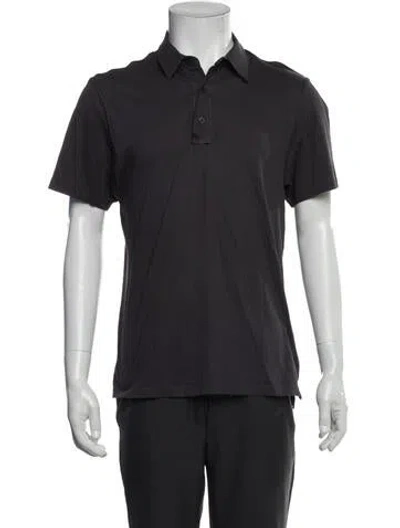 Pre-owned Lanvin Short Sleeve Shirt In Gray
