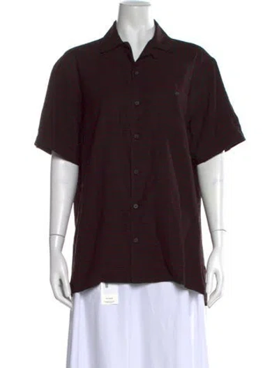 Pre-owned Lanvin Short Sleeve Shirt In Multi
