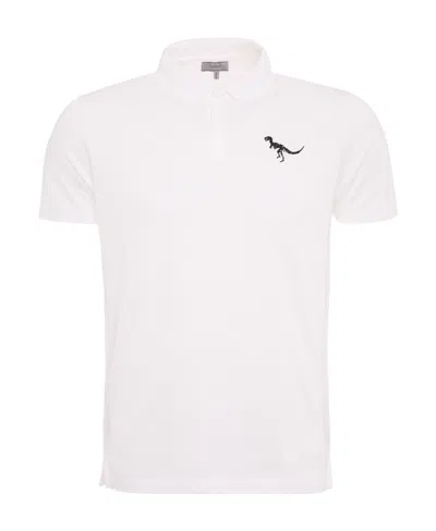 Lanvin Short-sleeved Polo Shirt In White