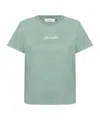 Lanvin Embroidered T-shirt In Green