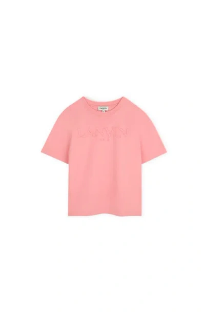 Lanvin Kids'  Short-sleeved T-shirt In Organic Cotton | Girls