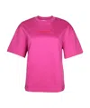 Lanvin Embroidered T-shirt In Pink