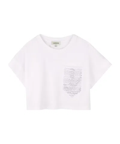 Lanvin Short-sleeved T-shirt In White