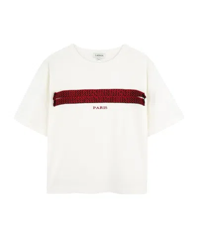 Lanvin Short-sleeved T-shirt In White