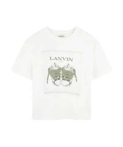 Lanvin Short-sleeved T-shirt In White