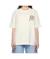 Lanvin White Clover Snake Patch T-shirt In White