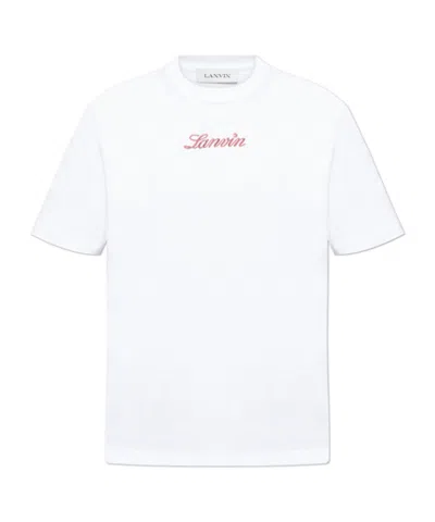 Lanvin Short-sleeved T-shirt In White