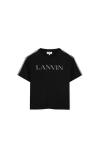 Lanvin Black T-shirt For Boy With Logo