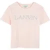 Lanvin Short-sleeved T-shirt With Curb Motif | Girls