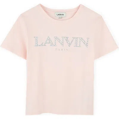Lanvin Kids'  Short-sleeved T-shirt With Curb Motif | Girls