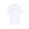 Lanvin Short-sleeved T-shirt With Embroidered Logo In White