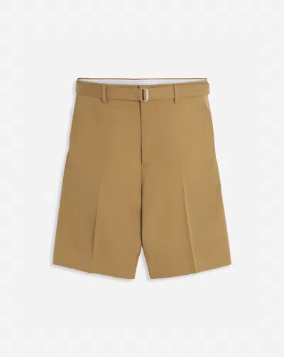 Lanvin Short  Men Color Camel In Beige