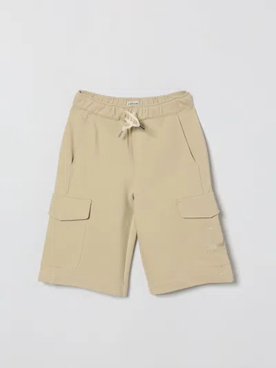 Lanvin Kids' ショートパンツ  ボーイ カラー ベージュ In Neutral