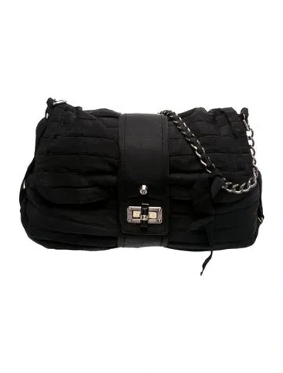 Pre-owned Lanvin Shoulder Bag In Black