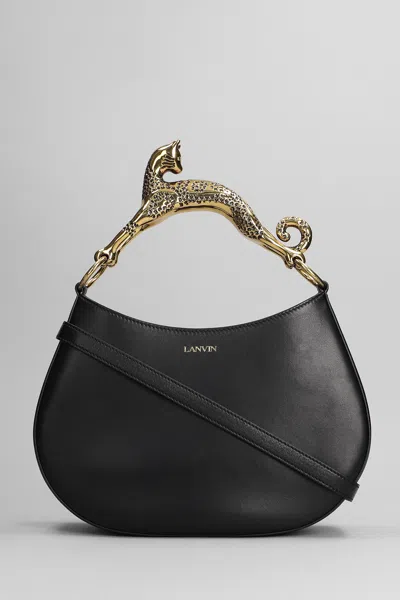 Lanvin Shoulder Bag In Black Leather