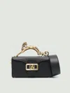 Lanvin Sculptured Jewelry Top Handle Shoulder Bag