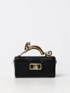 Lanvin Sculptured Jewelry Top Handle Shoulder Bag In Black