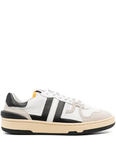 Lanvin Side Logo-print Detail Sneakers In White