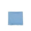 Lanvin Silk And Wool Scarf In Blue