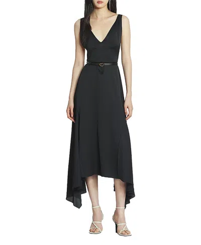 Lanvin Silk Bowling Dress In Black