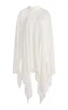 Lanvin Silk Caftan Top In White
