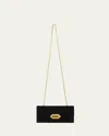 Lanvin Black Solid Clutch In Black
