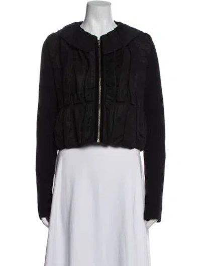 Pre-owned Lanvin Silk Jacket In Blue