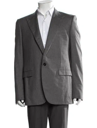Pre-owned Lanvin Silk Jacket In Gray