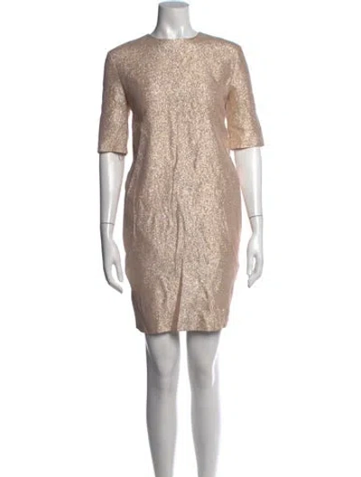 Pre-owned Lanvin Silk Mini Dress
