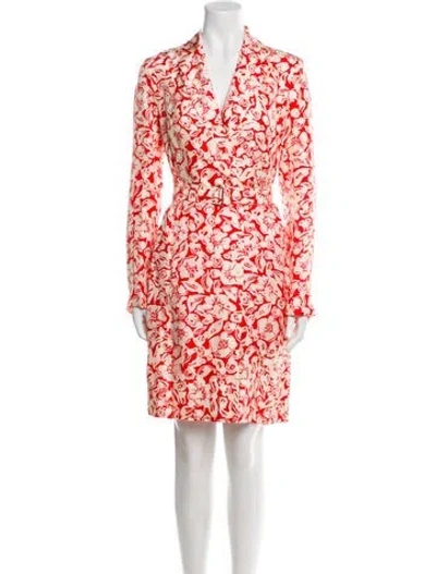 Pre-owned Lanvin Silk Mini Dress W/ Tags In Multi
