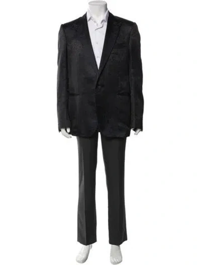 Pre-owned Lanvin Silk Overcoat In Blue