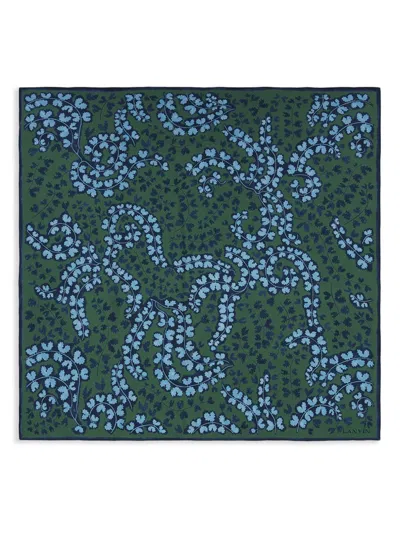 Lanvin Silk Scarf In Green