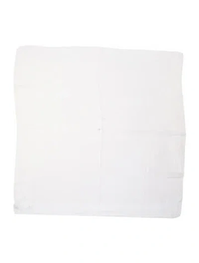 Pre-owned Lanvin Silk Scarf In Neutral