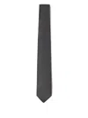 Lanvin Silk Tie In Black