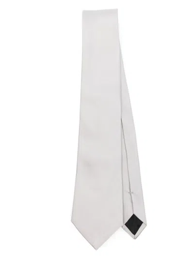 Lanvin Silk Tie In Gray