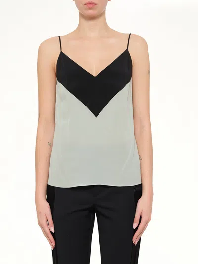 Lanvin Silk Top In Multi