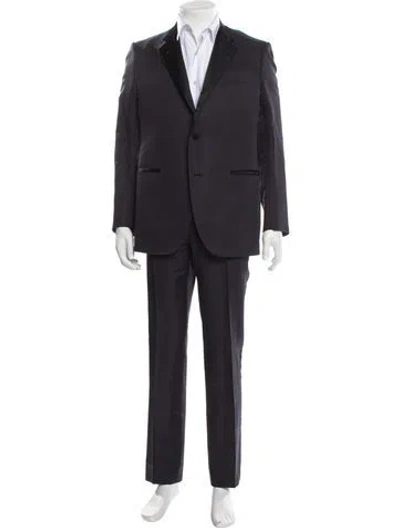 Pre-owned Lanvin Silk Two-piece Blazer In Blue