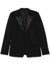 Lanvin Single-breasted Blazer In Black