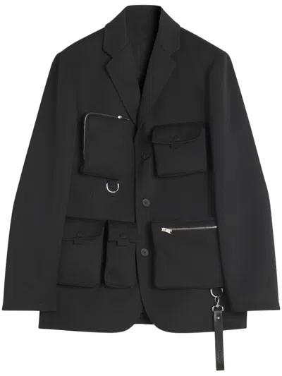 Lanvin Single-breasted Blazer In Black