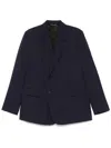 Lanvin Single-breasted Blazer In Blue