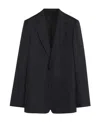Lanvin Single-breasted Button-fastening Blazer In Black