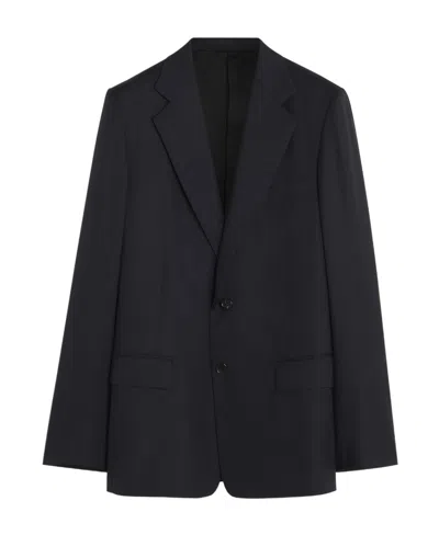 Lanvin Single-breasted Button-fastening Blazer In Black