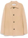 Lanvin Single-breasted Coats In Neutrals