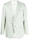 Lanvin Single Breasted Fashion Jacket Clothing In 401 Sage