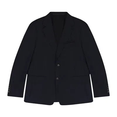 Pre-owned Lanvin Single Breasted Flap Pockets Jacket Blazer 'bleu Marine' | Blue | Men's Size 48