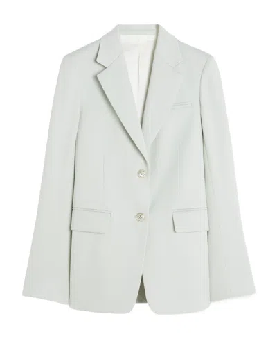 Lanvin Single-breasted Long-sleeved Blazer In White