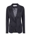 Lanvin Single-breasted Tailored Jacket Clothing In Blue