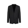 Lanvin Navy Blue Single Breasted Tailored Virgin Wool Jacket