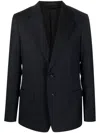 Lanvin Wool Button-fastening Blazer Dart Detailing In Blue