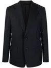 Lanvin Wool Button-fastening Blazer Dart Detailing In Blue